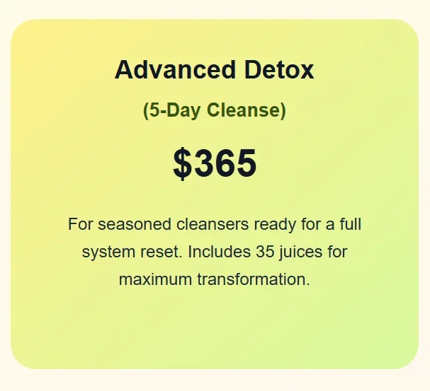 Advanced Detox (5-day cleanse)