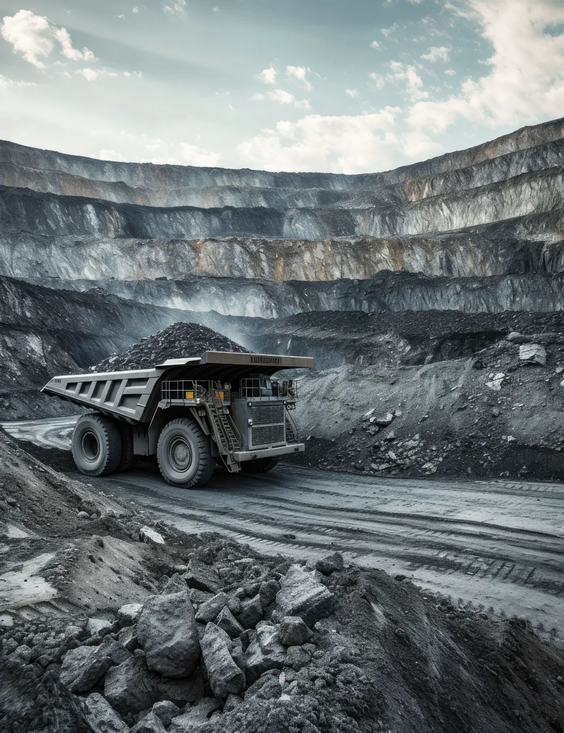 Gold and lithium mining site