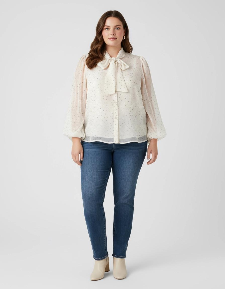 The Tiered-Sleeve Architectural Blouse