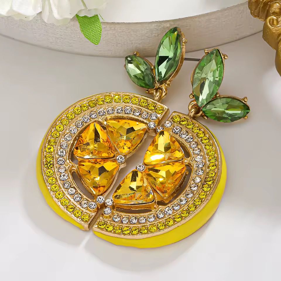 Citrus Slice Earrings