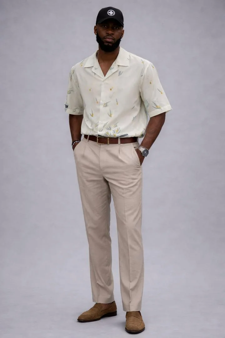 Ivory Drift Resort Shirt
