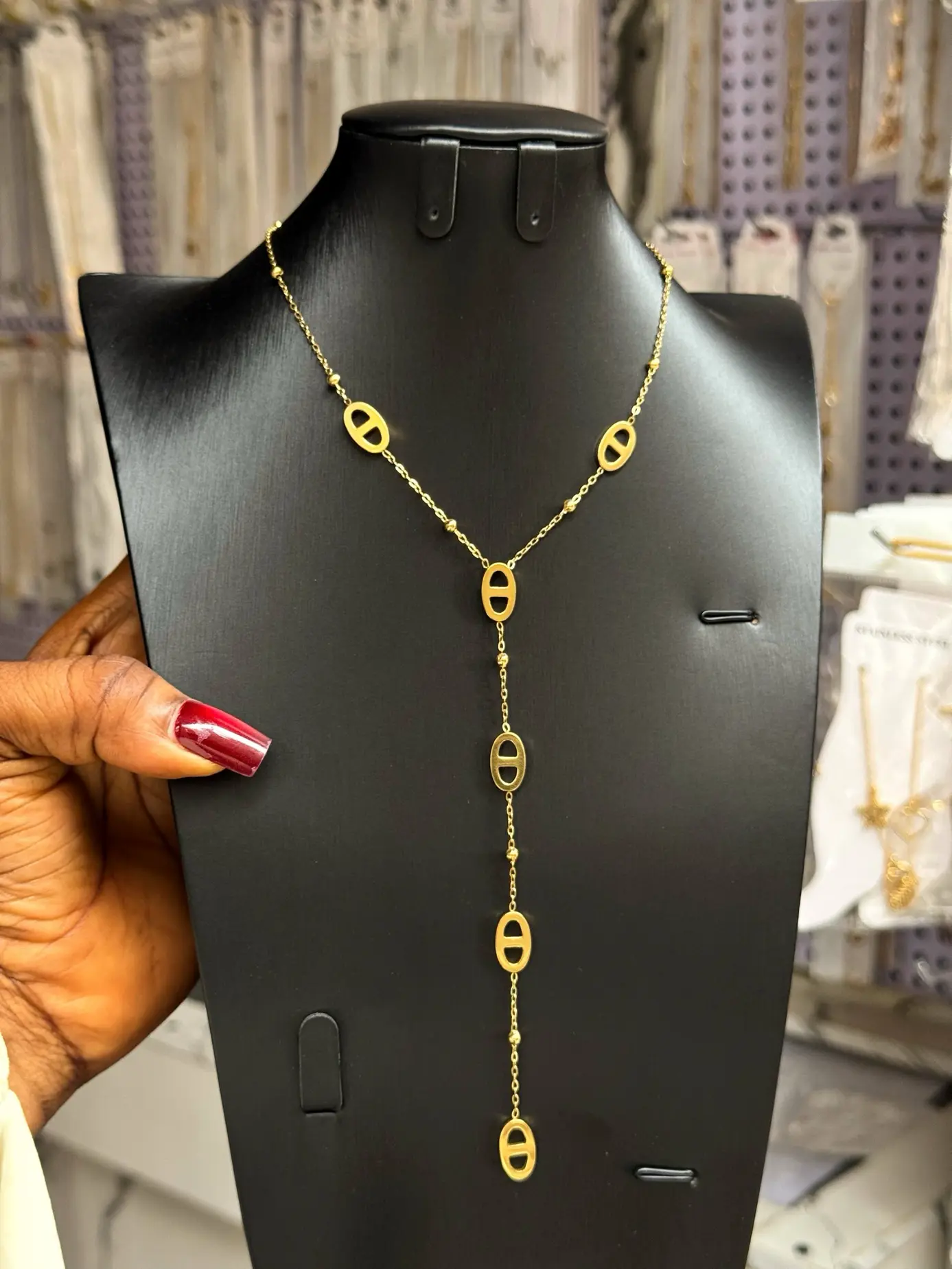 Tassel long necklace