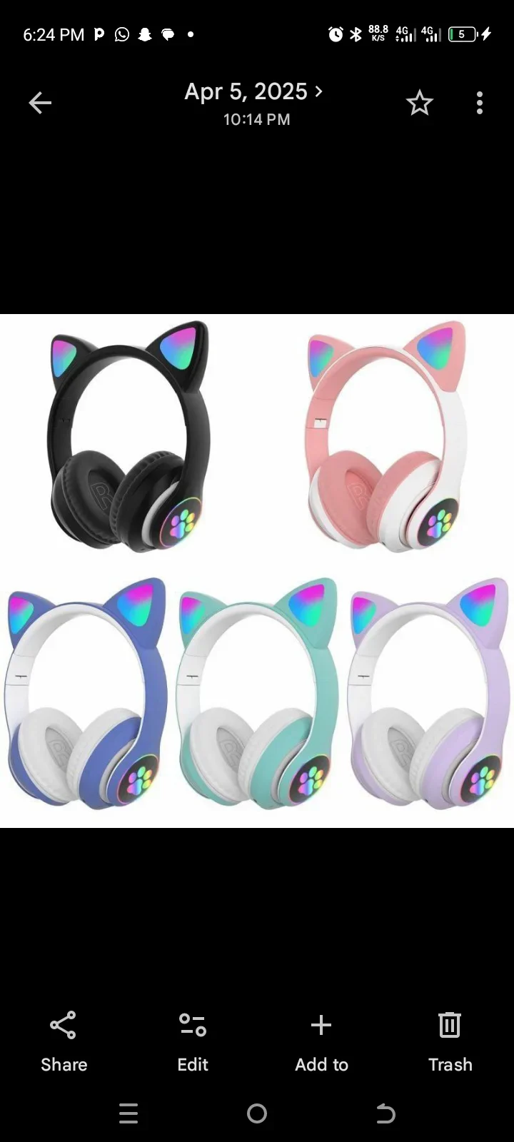 Cat head set