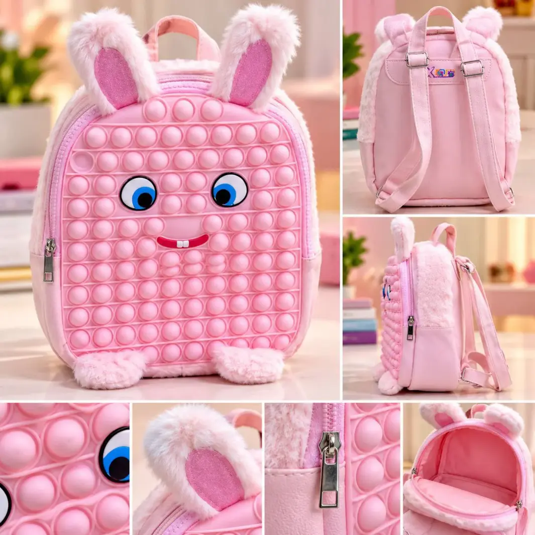 Bunny pop it backpack