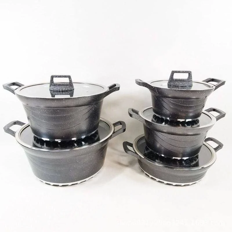 10Pcs T.Smillers Granite Cookware/Pot set