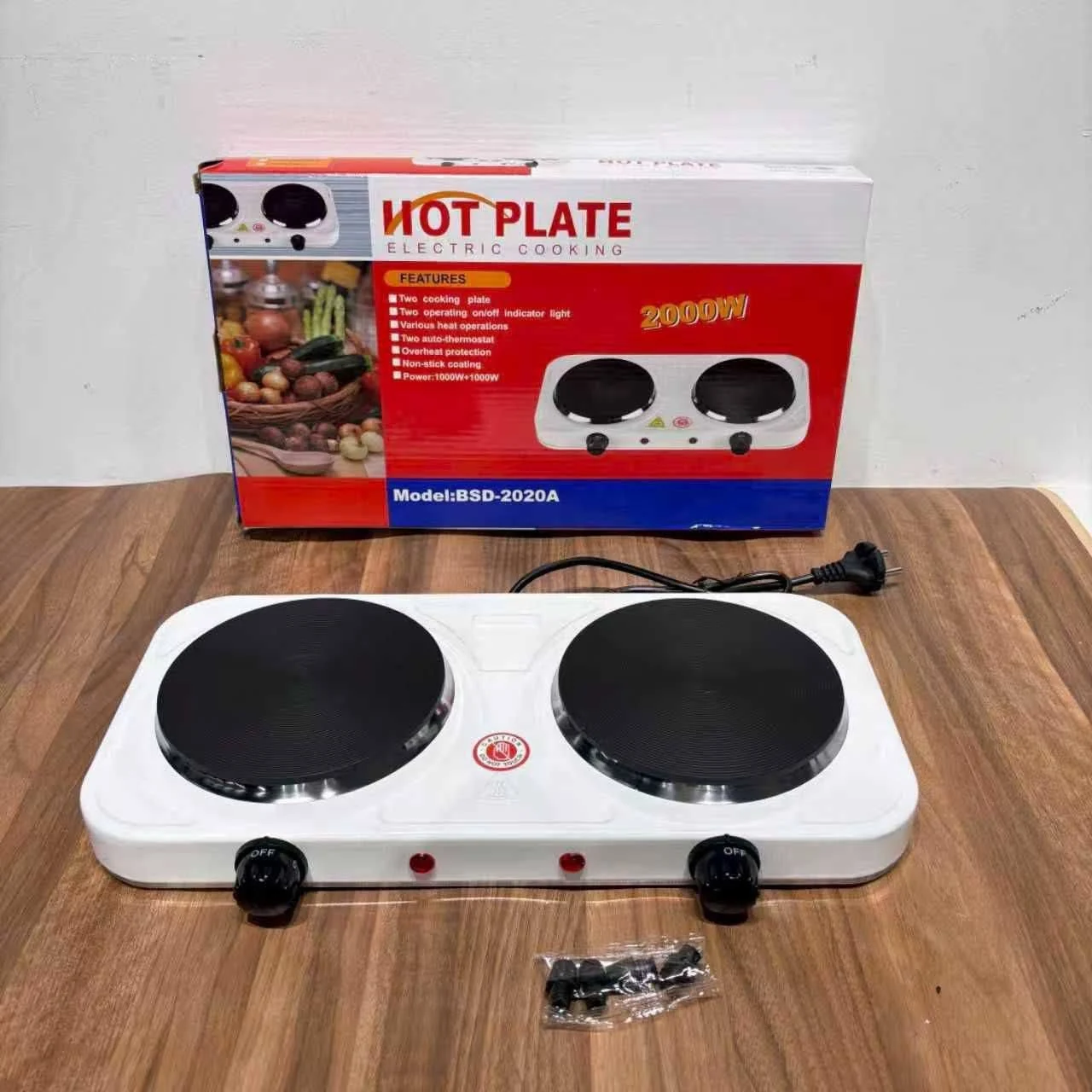 DOUBLE FACE ELECTRIC HOT PLATE