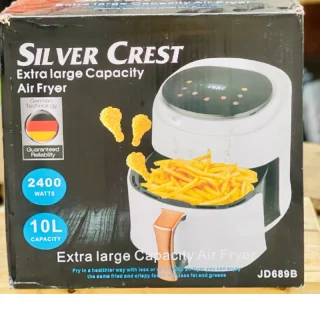 silvercrest airfryer 10l all black