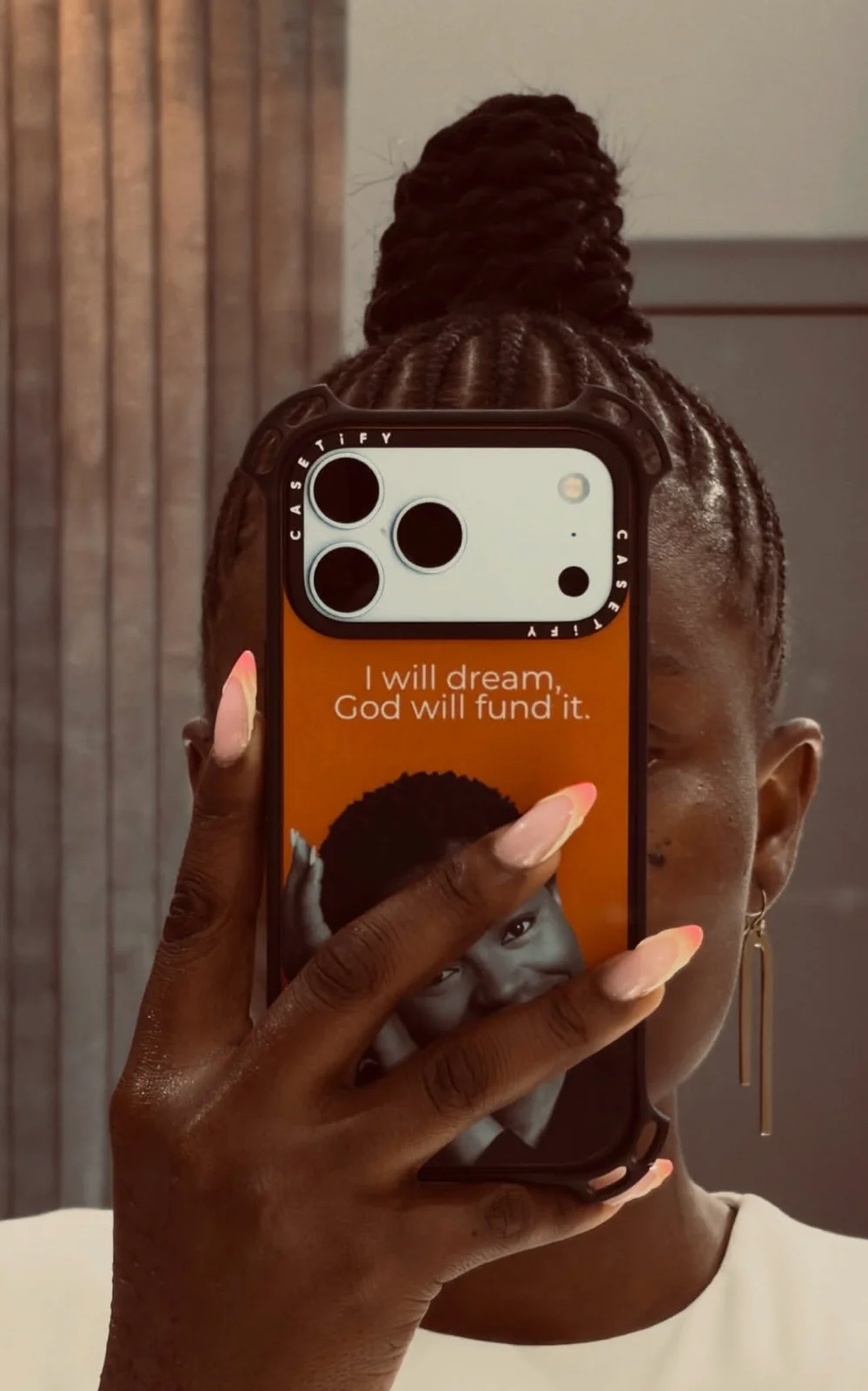 Dream, God will fund it case e-template