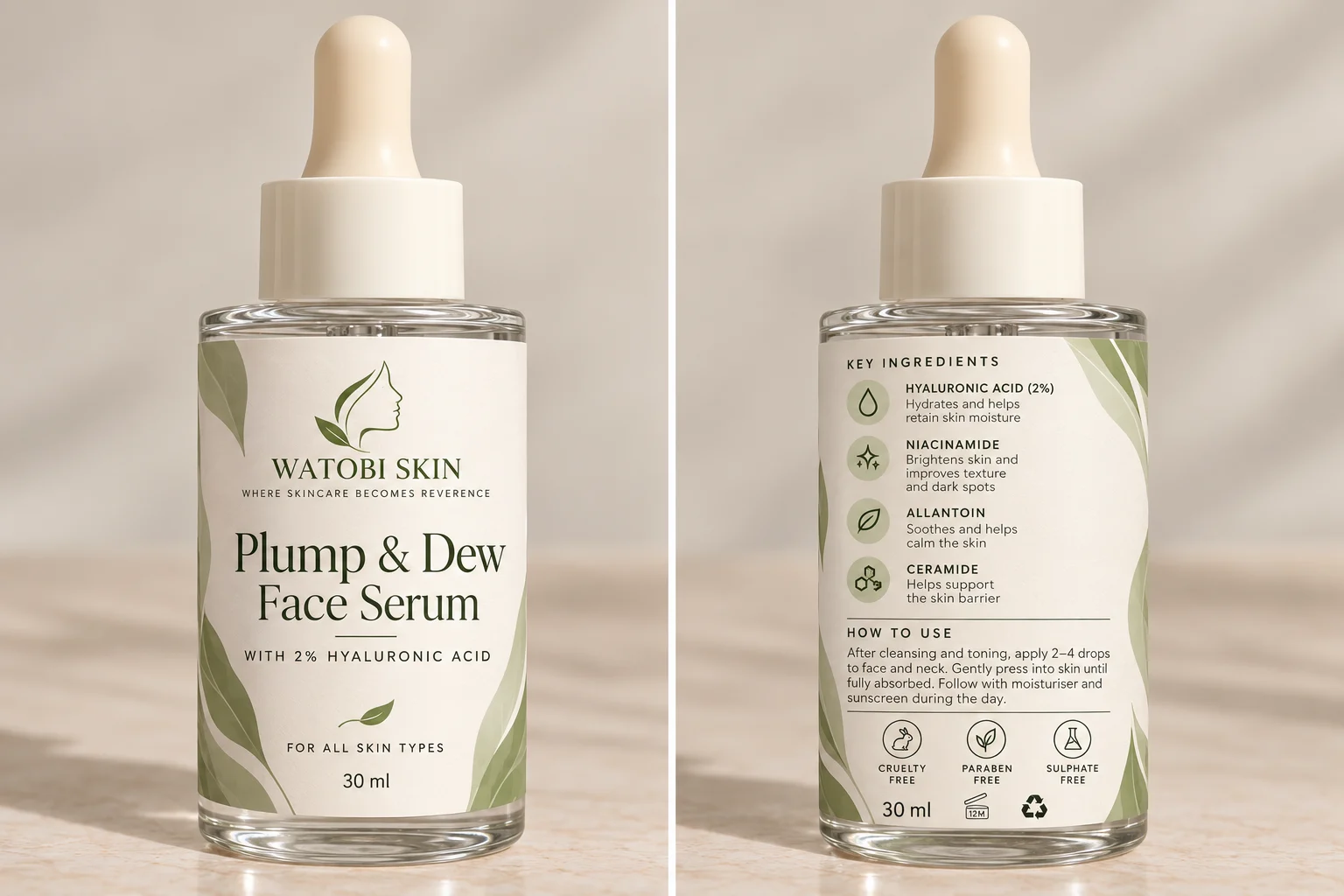 PLUMP & DEW FACE SERUM